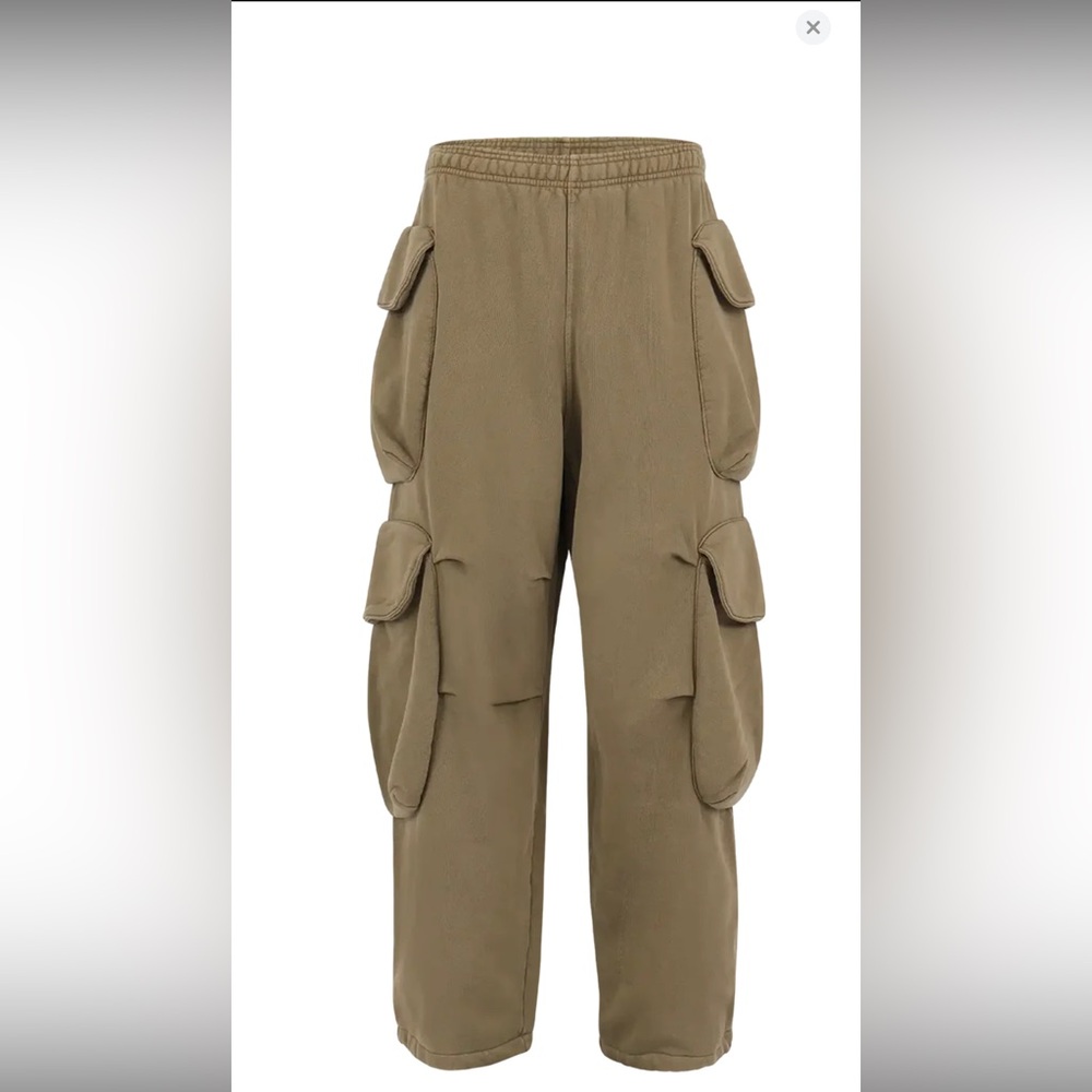 Entire Studios Unisex Straight Leg Cargo Pants - Tan